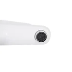 Смеситель для раковины Brinex 37W 001 белый из ABS пластика однорычажный (BRIN37W001)