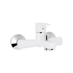 Смеситель для ванны Brinex 37W 006 пластиковый хром/белый однорычажный (BRIN37W006)