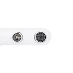 Смеситель для ванны Brinex 37W 006 пластиковый хром/белый однорычажный (BRIN37W006)