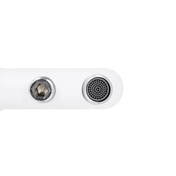 Смеситель для ванны Brinex 37W 006 пластиковый хром/белый однорычажный (BRIN37W006)