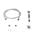 Гигиенический душ Qtap Inspai-Varius QTSETCRMA021 круглый пластиковый, хром/серый (QTSETCRMA021)