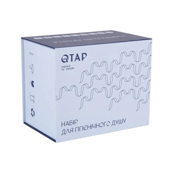 Набор для гигиенического душа Qtap QTINSVARCRMV00440201 Inspai-Varius латунный хромированный скрытого монтажа (QTINSVARCRMV00440201)