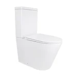 Унитаз-компакт Qtap Stork/Swan QT15222178W керамический белый безободковый с сиденьем Soft-close (SD00036225)