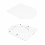 Унитаз-компакт Qtap Stork/Swan QT15222178W керамический белый безободковый с сиденьем Soft-close (SD00036225)