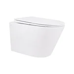 Унитаз подвесной Qtap Swan QT16335178W керамический белый безободковый с сиденьем Soft-close (QT16335178W)