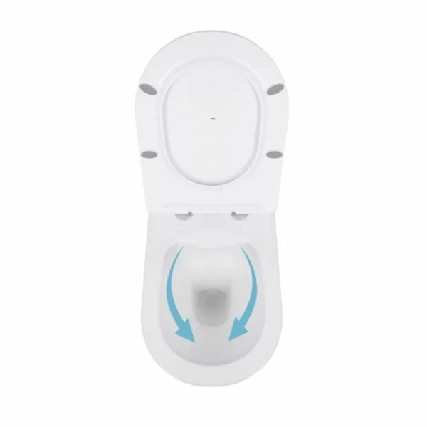 Унитаз подвесной Qtap Swan QT16335178W керамический белый безободковый с сиденьем Soft-close (QT16335178W)