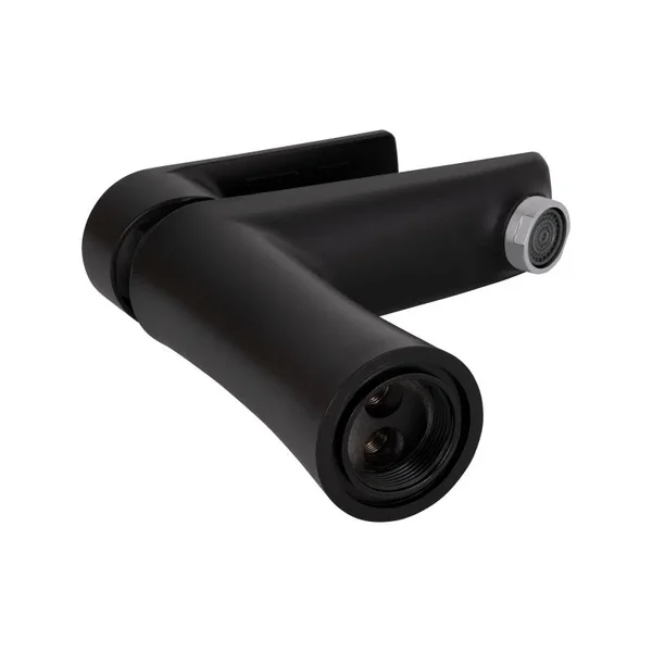 Смеситель для раковины Brinex 35B 001 пластиковый черный матовый однорычажный (BRIN35B001)