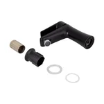Смеситель для раковины Brinex 35B 001 пластиковый черный матовый однорычажный (BRIN35B001)