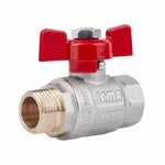 Кран кульовий Icma №351 латунний прямий 1/2