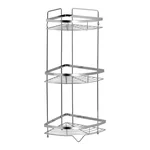 Полиця кутова Lidz Oreo 0606 3 ярусна LDORE0606CRM32484 Chrome
