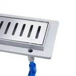Трап линейный Qtap Dry FA304-700 из нержавеющей стали с сухим затвором (QTDRYFA304700)