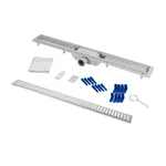 Трап линейный Qtap Dry FA304-800 из нержавеющей стали с сухим затвором (QTDRYFA304800)