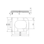 Сидіння для унітаза Qtap QT0599SC2170W Crow дюропластове біле швидкознімне slim з мікроліфтом (QT99SC2170W)