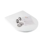 Сиденье для унитаза Qtap Slim QT1699SC5176W дюропластовое белое с микролифтом и функцией Quick Release (QT99SC5176W)