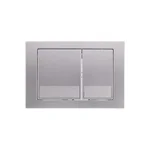 Панель змиву Qtap Nest QT0111M06029SAT з ABS-пластику сатинова дворежимна (QT0111M06029SAT)