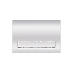 Панель змиву для унітаза Qtap Nest QT0111M08381CRM хромована пластикова дворежимна (QT0111M08381CRM)