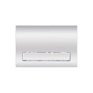 Панель змиву для унітаза Qtap Nest QT0111M08381CRM хромована пластикова дворежимна (QT0111M08381CRM)