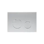 Панель смыва Qtap Nest QT0111M11111SAT пластиковая сатиновая двухрежимная (QT0111M11111SAT)
