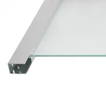 Душова кабіна Qtap Presto CRM1088SP5 розсувна 80×80 мм см, хромована, з матовим склом 5 мм без піддона (PRECRM1088SP5)