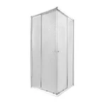 Душова кабіна Qtap Presto CRM1088SP5 розсувна 80×80 мм см, хромована, з матовим склом 5 мм без піддона (PRECRM1088SP5)