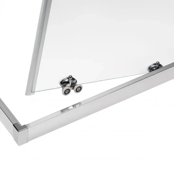 Душова кабіна Qtap Presto CRM1088SP5 розсувна 80×80 мм см, хромована, з матовим склом 5 мм без піддона (PRECRM1088SP5)