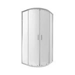 Душова кабіна Qtap Taurus CRM1099AC6 90×90 мм см розсувна, чверть кола, хромована, з прозорим склом 6 мм та покриттям CalcLess, без піддона (TAUCRM1099AC6)