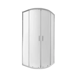 Душова кабіна Qtap Taurus CRM1099AC6 90×90 мм см розсувна, чверть кола, хромована, з прозорим склом 6 мм та покриттям CalcLess, без піддона (TAUCRM1099AC6)