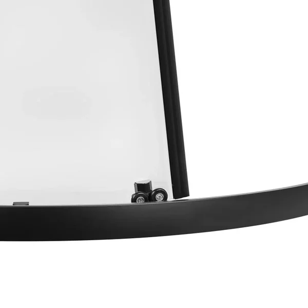 Душова кабіна Qtap Taurus BLA1099AC6 90×90 мм чорна, прозоре скло 6 мм з покриттям CalcLess, без піддона (TAUBLA1099AC6)