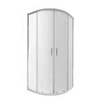 Душова кабіна Qtap Taurus CRM1011AC6 100×100 мм см, хромована, прозоре скло 6 мм з покриттям CalcLess, без піддона (TAUCRM1011AC6)