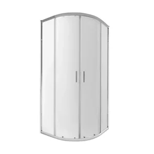 Душова кабіна Qtap Taurus CRM1011AC6 100×100 мм см, хромована, прозоре скло 6 мм з покриттям CalcLess, без піддона (TAUCRM1011AC6)