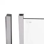 Душова кабіна Qtap Taurus CRM1011AC6 100×100 мм см, хромована, прозоре скло 6 мм з покриттям CalcLess, без піддона (TAUCRM1011AC6)