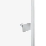 Душова кабіна Qtap Capricorn CRM1018RC6 хромована з прозорим склом 6 мм CalcLess, розпашна 100×80 мм см без піддона (CAPCRM1018RC6)