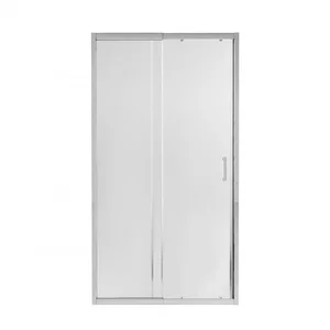 Душові двері в нішу Qtap CRM201-11C6 Taurus CRM201-11.C6 розсувні 97-108×200 мм см, хромовані, прозоре скло 6 мм з покриттям CalcLess (TAUCRM20111C6)