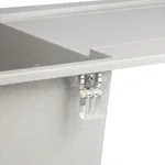 Кухонная мойка Lidz GRA-09 серая из искусственного камня с универсальным крылом 790×495 мм (LIDZGRA09790495230)