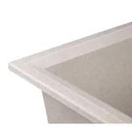 Кухонная мойка Lidz 790×495 мм/230 MAR-07 песочная из искусственного камня с универсальным крылом (LIDZMAR07790495230)