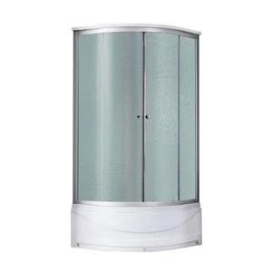 Душовий бокс Lidz Tani SB90x90.SAT.HIGH.FR, скло Frost 4 мм