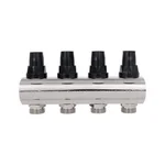 Коллектор Thermo Alliance Forte SF001W4 латунный с расходомерами, 1