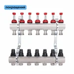 Коллектор для теплого пола Thermo Alliance Forte SF001W7 латунный с расходомерами на 7 выходов 1 (SF001W7)