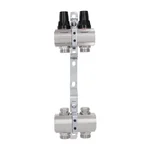 Колектор для опалення Thermo Alliance Forte SF002W2 латунний хромований на 2 виходи 1 (SF002W2)