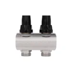 Колектор для опалення Thermo Alliance Forte SF002W2 латунний хромований на 2 виходи 1 (SF002W2)