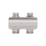 Колектор для опалення Thermo Alliance Forte SF002W2 латунний хромований на 2 виходи 1 (SF002W2)