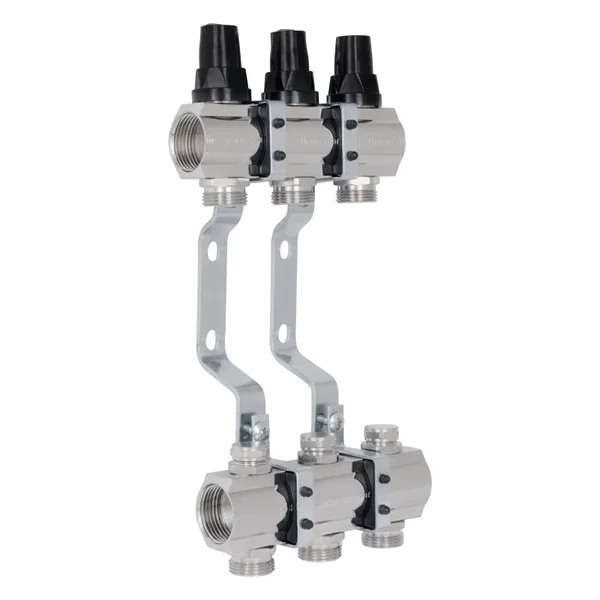 Колектор Thermo Alliance Forte SF002W3 латунний хромований на 3 виходи 1 (SF002W3)
