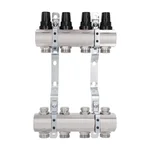 Коллектор для радиаторного отопления Thermo Alliance Forte SF002W4 латунный хромированный на 4 выхода 1 (SF002W4)