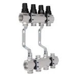 Коллектор для радиаторного отопления Thermo Alliance Forte SF002W4 латунный хромированный на 4 выхода 1 (SF002W4)