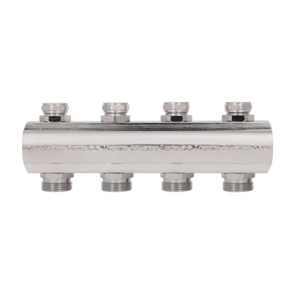 Коллектор для радиаторного отопления Thermo Alliance Forte SF002W4 латунный хромированный на 4 выхода 1 (SF002W4)