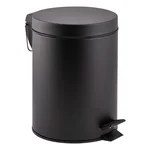 Ведро для мусора Qtap QTLIBBLM1149 Liberty 1149 нержавеющее черное матовое 5 л с педалью (QTLIBBLM1149)