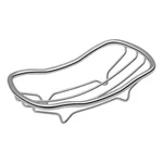 Мильниця Qtap Liberty QTLIBCRM11561 латунна хромована настільна (QTLIBCRM11561)
