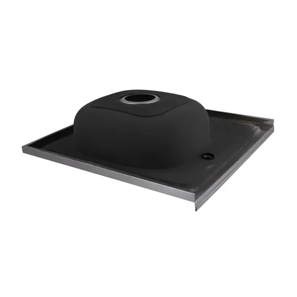 Кухонна мийка Lidz 6060-L з нержавіючої сталі сатинова товщиною 0, 6 мм (LIDZ6060LSAT06)