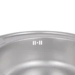 Кухонная мойка Lidz 510-D micro decor толщиной 0, 8 мм (LIDZ510MDEC08)