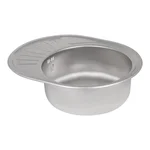 Кухонна мийка Lidz 5745 нержавіюча micro decor товщиною 0, 8 мм (LIDZ5745MDEC08)